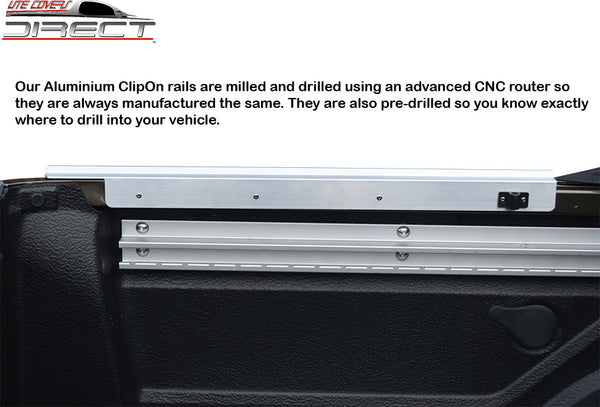 Foton Tunland P201 (2014 Onwards) Double Cab ClipOn Tonneau Cover