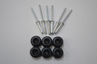 Pack of 6 Tonneau Buttons and Rivets