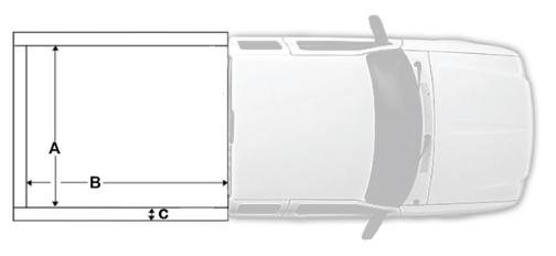 Custom Alloy/Steel Dropside Tray Bunji Tonneau Cover