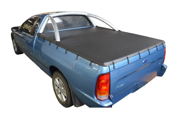 Ford Falcon AU, BA, BF (Feb 1999 to May 2008) Single Cab with Factory Sports Bars Bunji Tonneau Cover