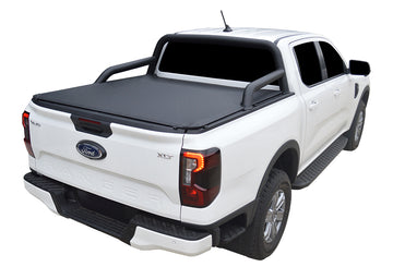 Authentic No Drill ClipOn Ute/Tonneau Cover for Next Gen Ford Ranger XLT and Ford Ranger Sport (2022 Onwards) Double Cab suits Factory Sports Bars