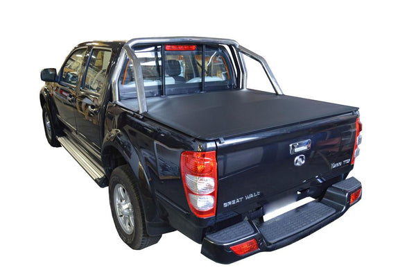 ClipOn Ute/Tonneau Cover for Great Wall V200, V240 (2009 to 2015) Dual Cab suits Factory Sports Bars