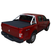Holden Colorado RG LTZ (July 2012 Onwards) Crew Cab with Factory Sports Bars ClipOn Tonneau Cover