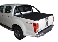 Isuzu D-Max (July 2012 Onwards) Crew Cab with Factory Sports Bars ClipOn Tonneau Cover