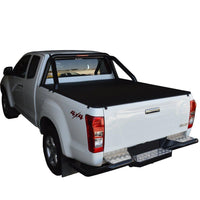 Isuzu D-Max (July 2012 Onwards) Space Cab with Factory Sports Bars ClipOn Tonneau Cover