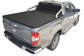 ClipOn Ute/Tonneau Cover for LDV T60 Mega (2019 - Dec 2021) Dual Cab suits Factory Sports Bars and an Over Rail Tub Liner