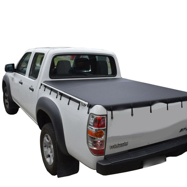 Mazda BT-50 (2007 to Oct 2011) Dual Cab with Grab Rails and Headboard Bunji Tonneau Cover