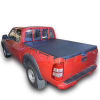 Mazda BT-50 (2007 to Oct 2011) Freestyle Cab with Grab Rails Bunji Tonneau Cover