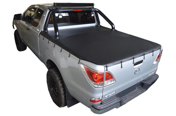 Bunji Ute/Tonneau Cover for Mazda BT-50 (Nov 2011 to August 2020) Freestyle Cab suits Factory Sports Bars