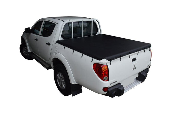 Mitsubishi Triton MN (Oct 2009 to June 2015) Double Cab with Headboard Bunji Tonneau Cover