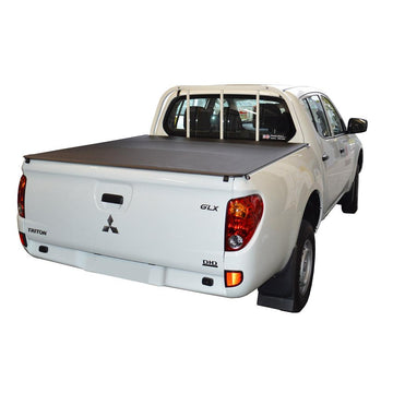 ClipOn Ute/Tonneau Cover for Mitsubishi Triton MN (Oct 2009 to June 2015) Double Cab suits Headboard