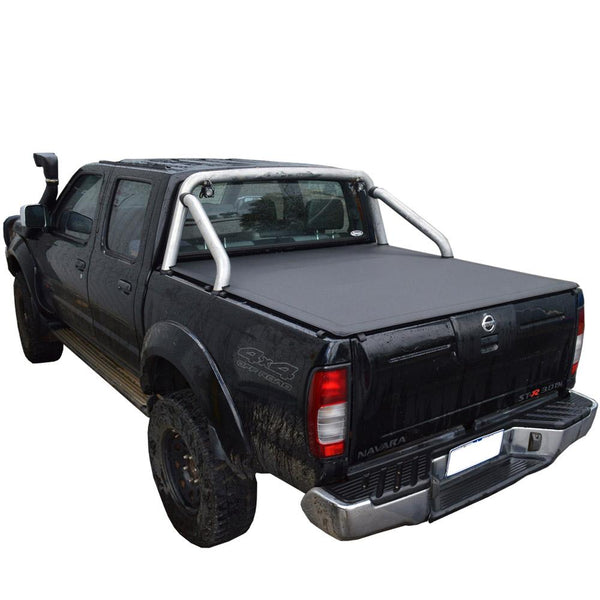 Nissan Navara D22 ST-R (Nov 2001 to 2008) Dual Cab with Factory Sports Bars ClipOn Tonneau Cover