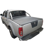 Nissan Navara D40 ST-X (Spanish Built)(2006 to 2008) Dual Cab with Factory Sports Bars ClipOn Tonneau Cover