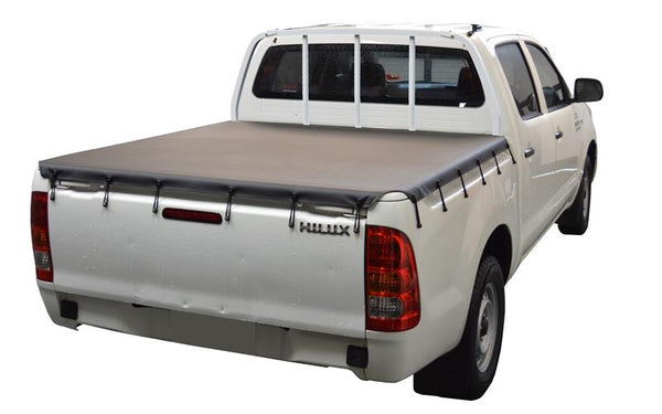 Toyota Hilux J-Deck (Apr 2005 to Sept 2015) Double Cab with Headboard Bunji Tonneau Cover