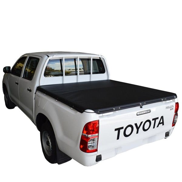 Toyota Hilux J-Deck (Apr 2005 to Sept 2015) Double Cab with Headboard Rope Tonneau Cover
