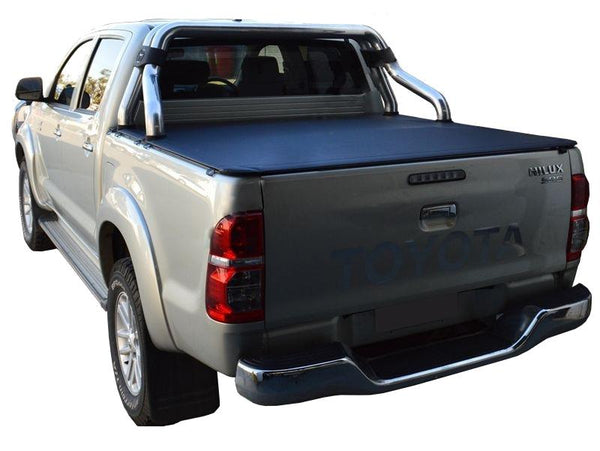 Toyota Hilux SR5 A-Deck (Apr 2005 to Sept 2015) Double Cab with Factory Sports Bars ClipOn Tonneau Cover