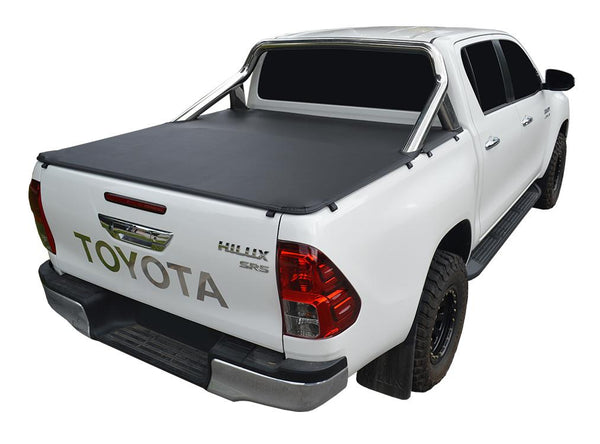 Toyota Hilux SR5 A-Deck (Oct 2015 Onwards) Double Cab with Factory Sports Bars ClipOn Tonneau Cover